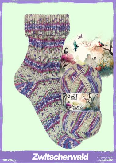 Opal Aquarell (4fach)