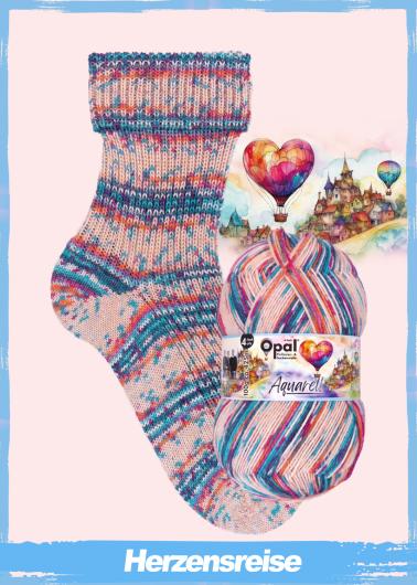 Opal Aquarell (4fach)
