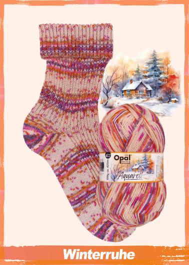 Opal Aquarell (4fach)