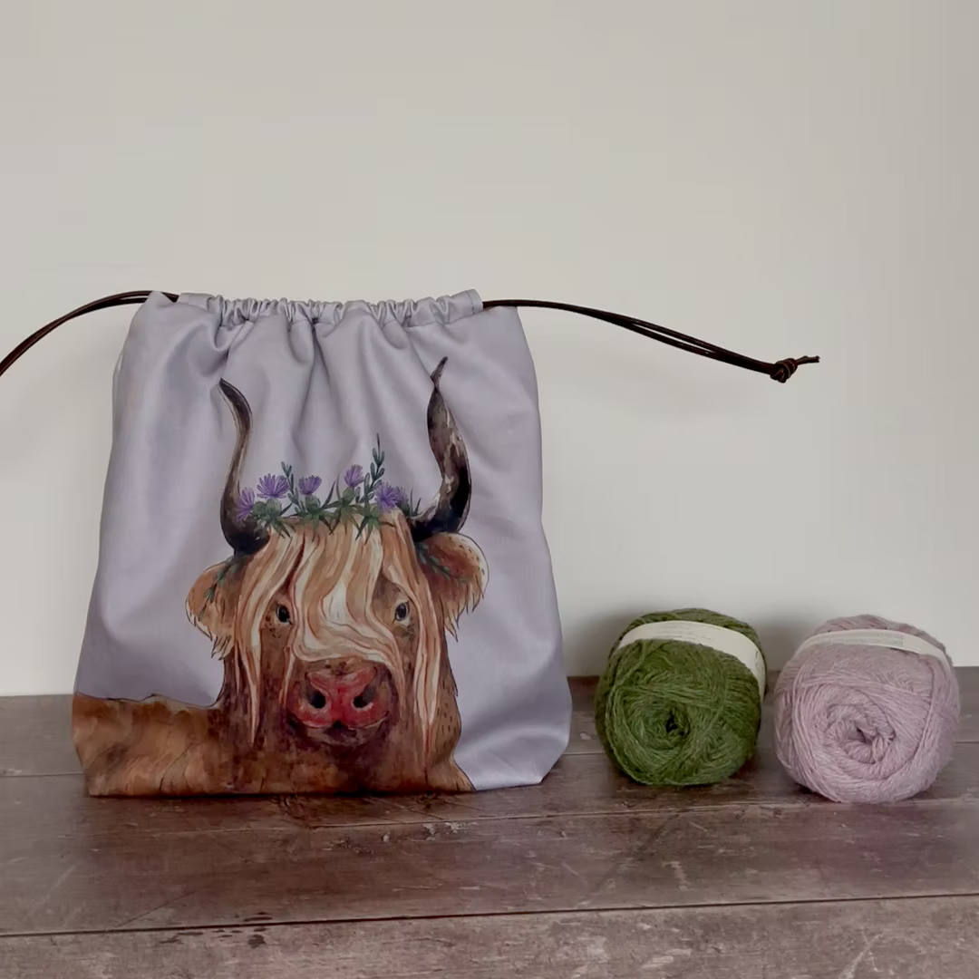 Fiona (Projekttasche, Hochlandrind)