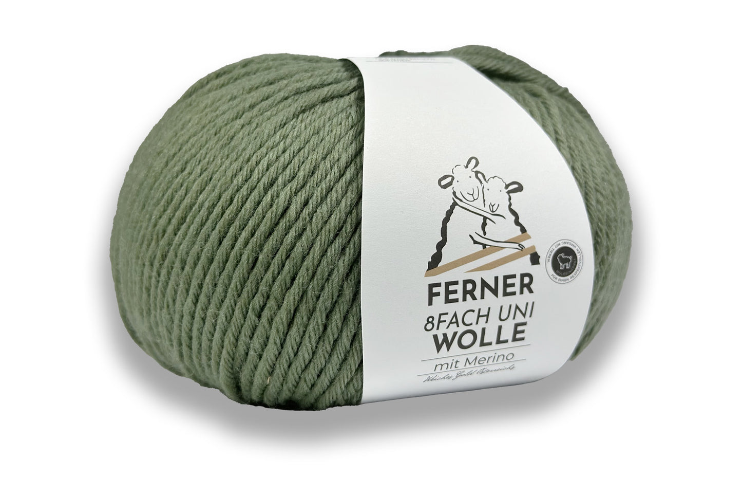 Ferner 8fach Sockenwolle Uni