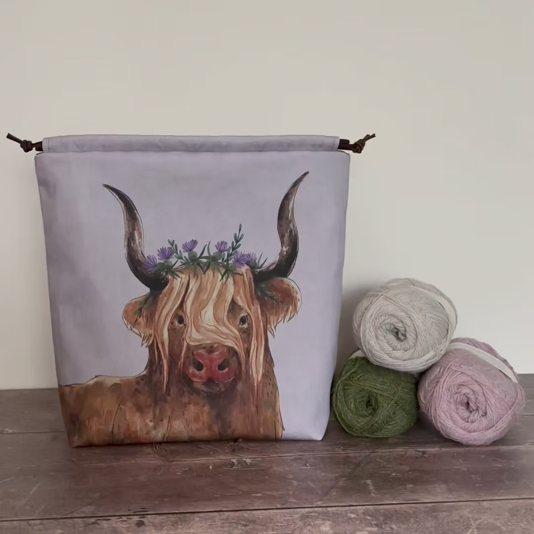 Fiona (Projekttasche, Hochlandrind)