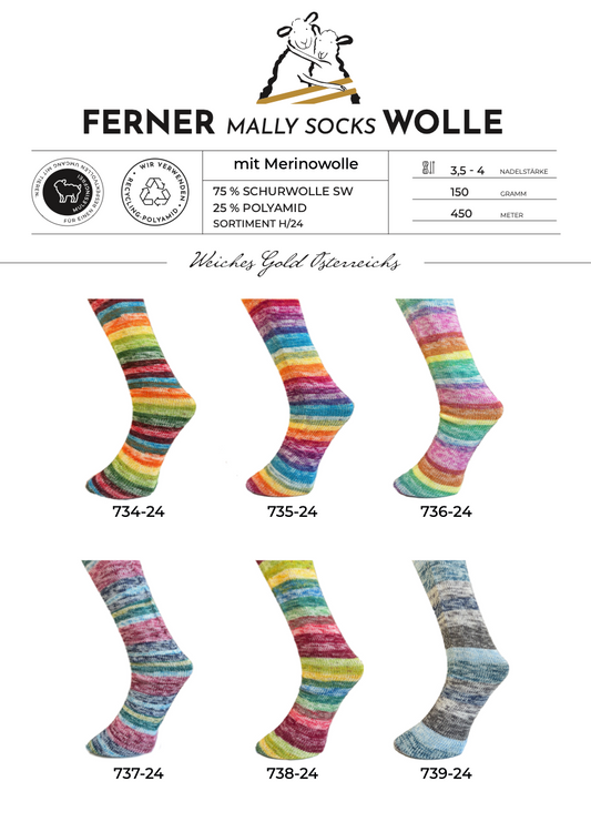 Mally Socks "Regenbogen"