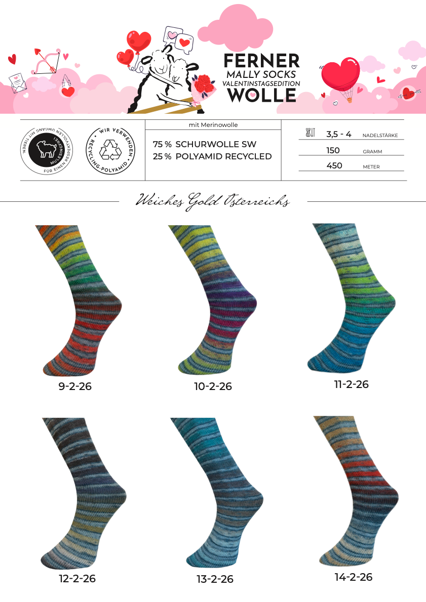 Mally Socks Valentinstagsedition 2026