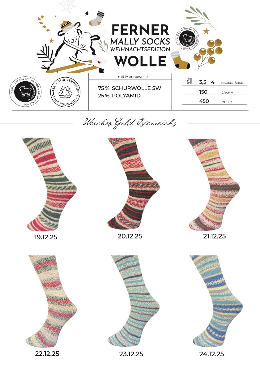 Mally Socks Weihnachtsedition 2025