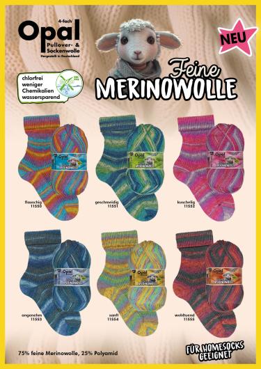 Opal Feine Merinowolle (4fach)